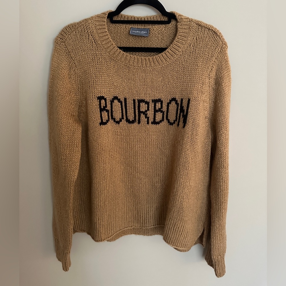 Wooden Ships Tan 'Bourbon' Sweater